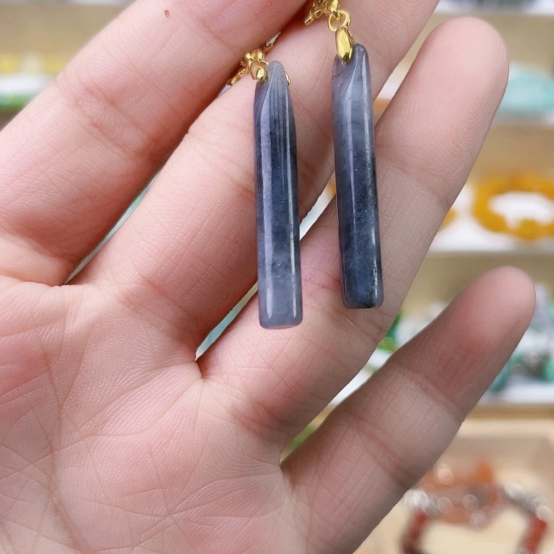翡翠未镶嵌手链耳坠