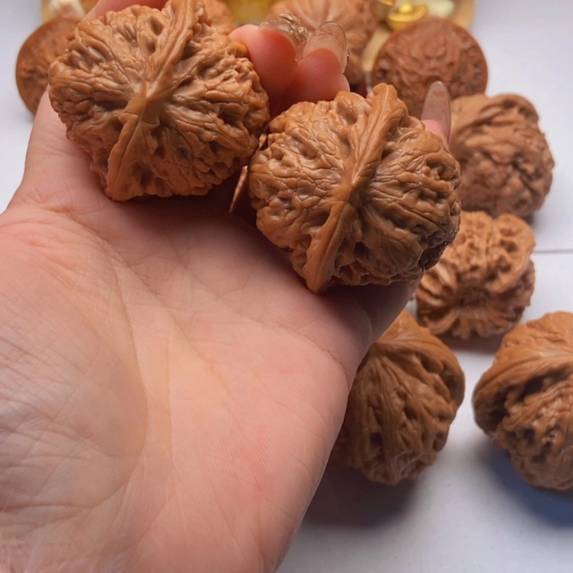 【闪购商品】把件文玩核桃开*点凤凰台43.5