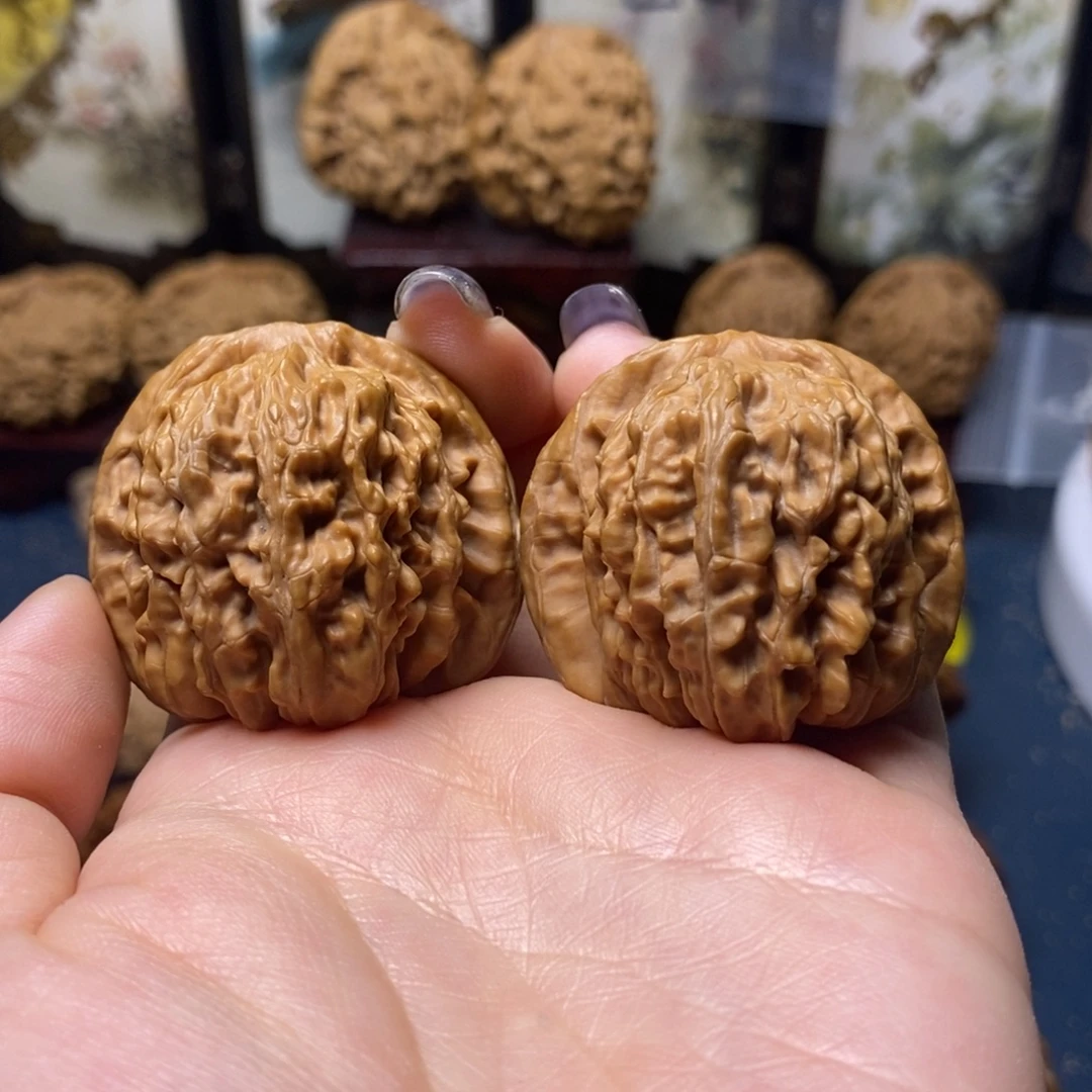 吊坠文玩核桃四座楼38尺07