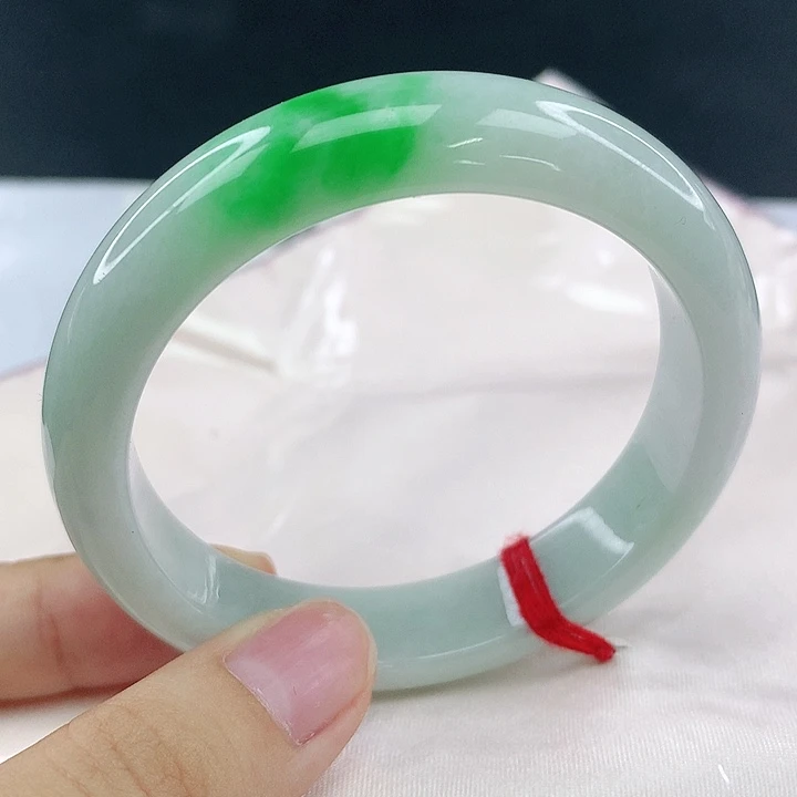 未镶嵌手镯翡翠圈52.8，13014