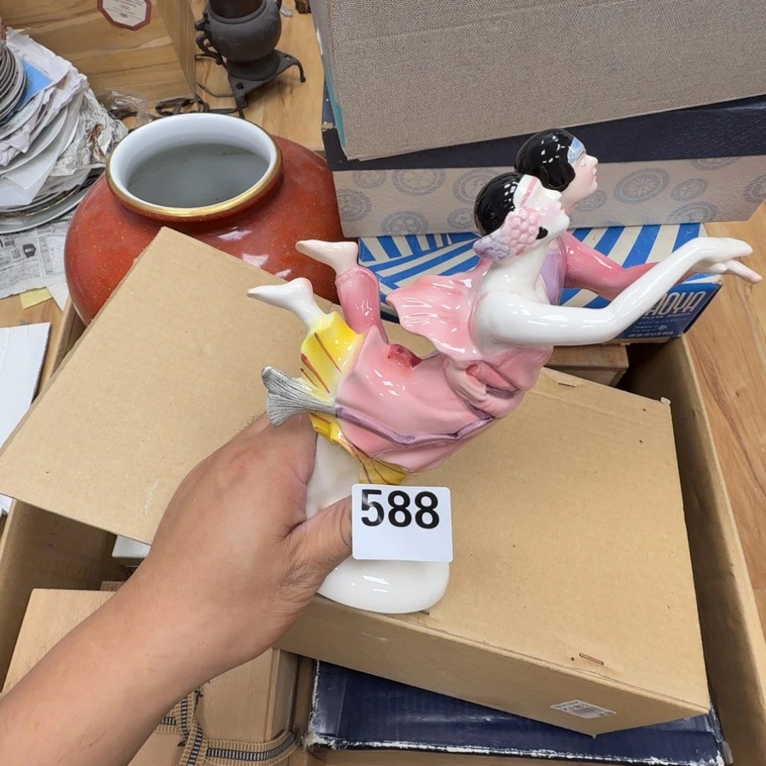 瓷片工艺品摆件瓷器摆件正能量