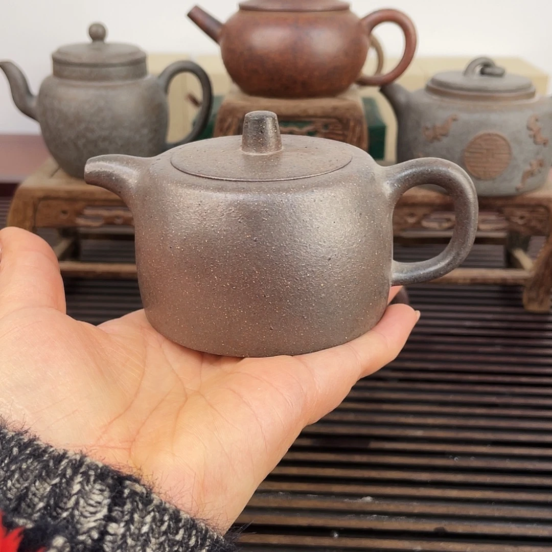 紫砂茶壶三拼半手工制作工艺