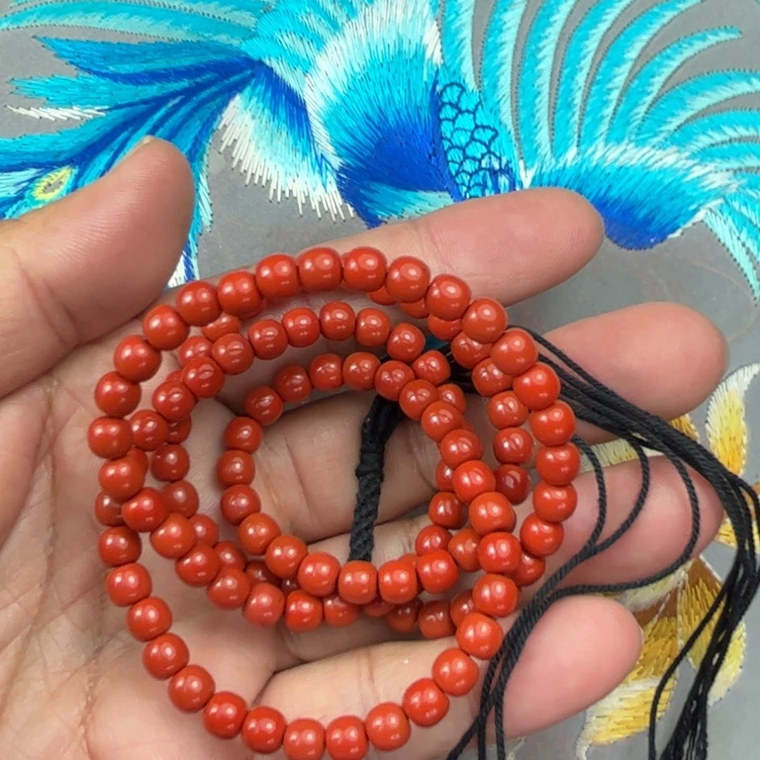 南红玛瑙未镶嵌手链