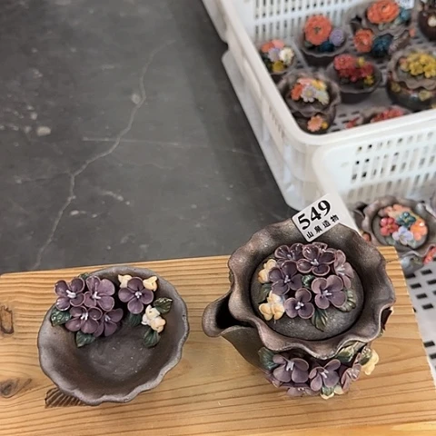 山泉造物手工制作柴烧549一套