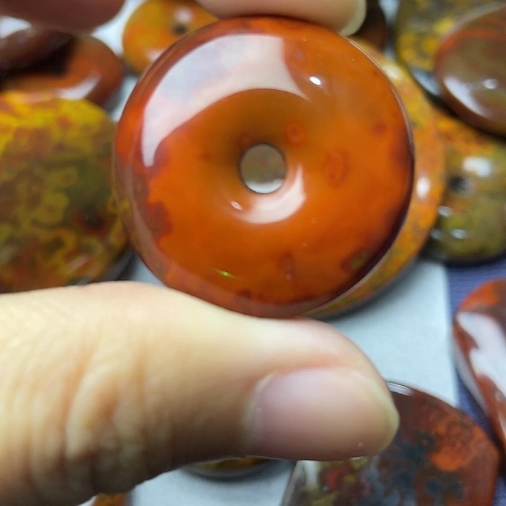 玛瑙/玉髓未镶嵌宣化战国红玛瑙