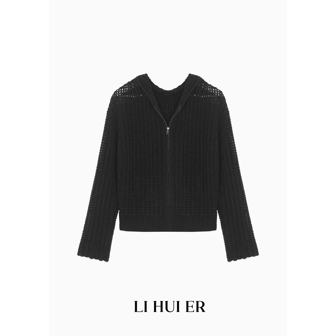 Li Hui Er【伦敦往信】2025春季潮流感时尚潮流感慵懒极简上衣7096