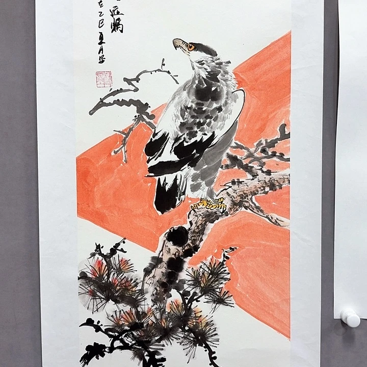 国画亲笔手绘放心去藏