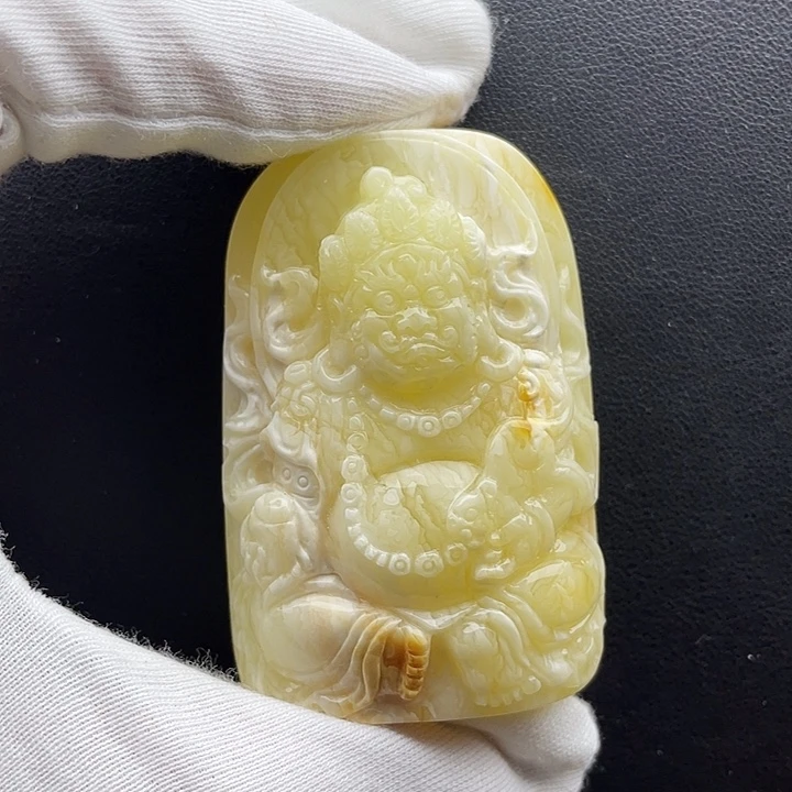 琥珀颈饰未镶嵌天然琥珀蜜蜡