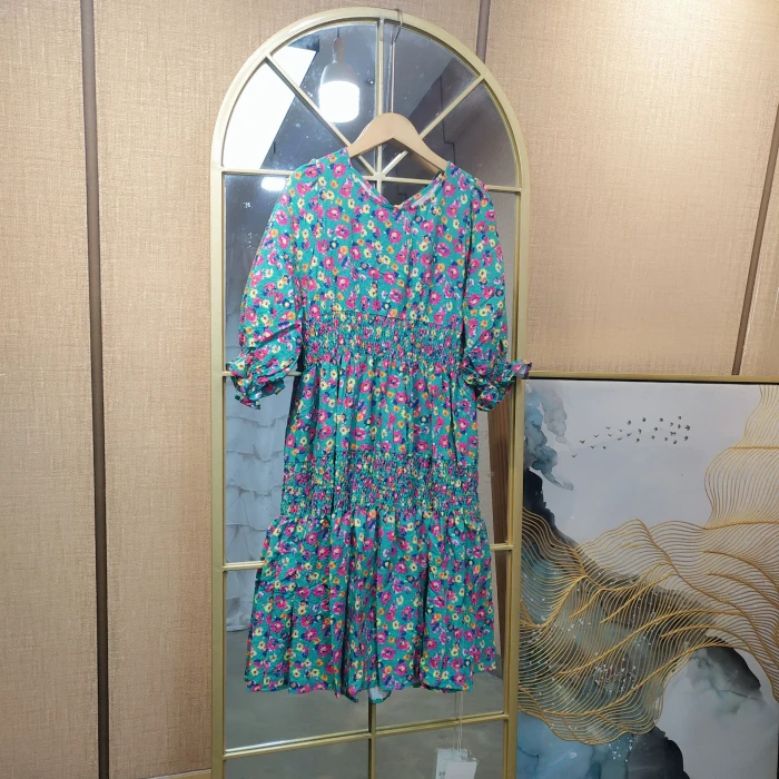 BG270孕妇碎花连衣裙90-120