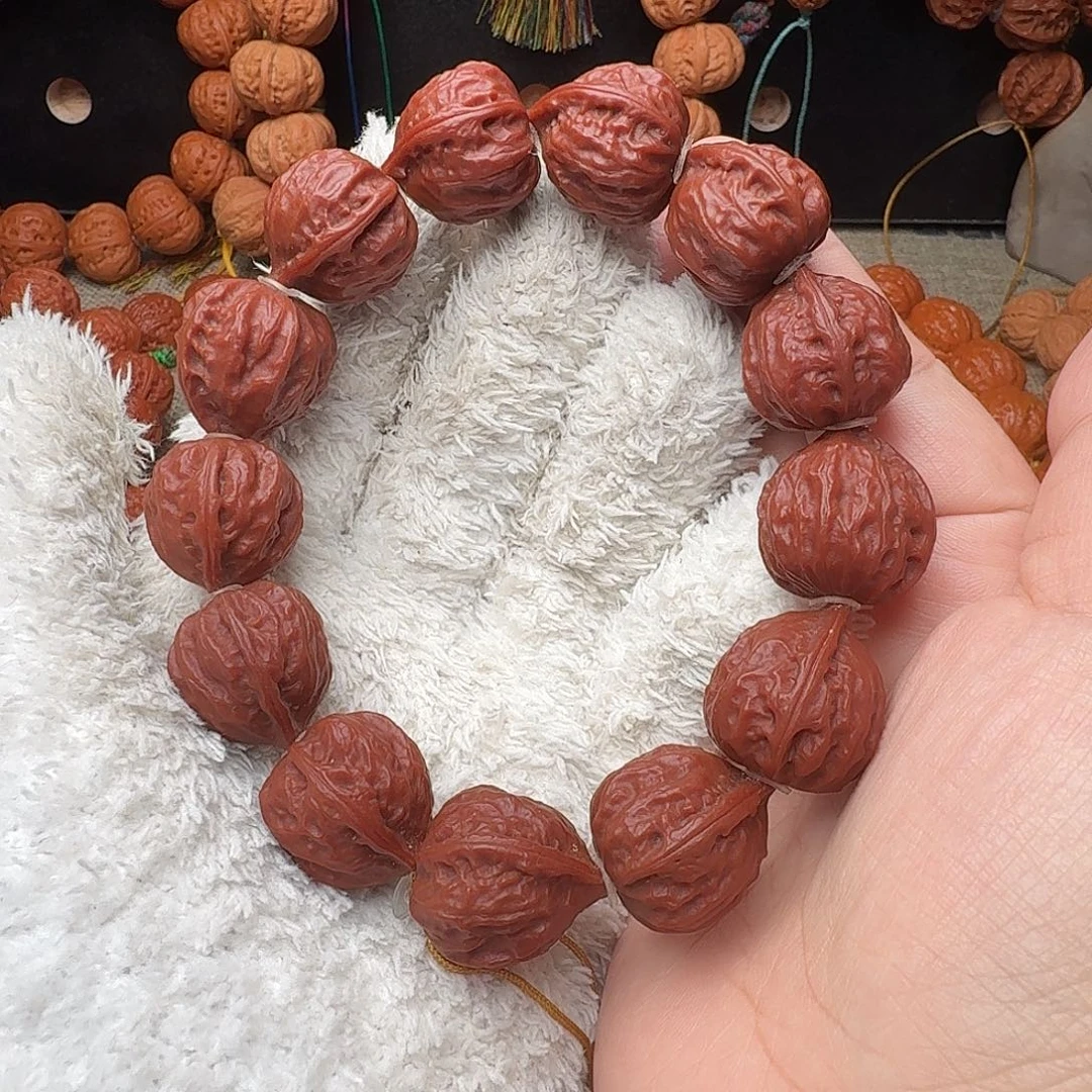 手串文玩核桃桃心手串
