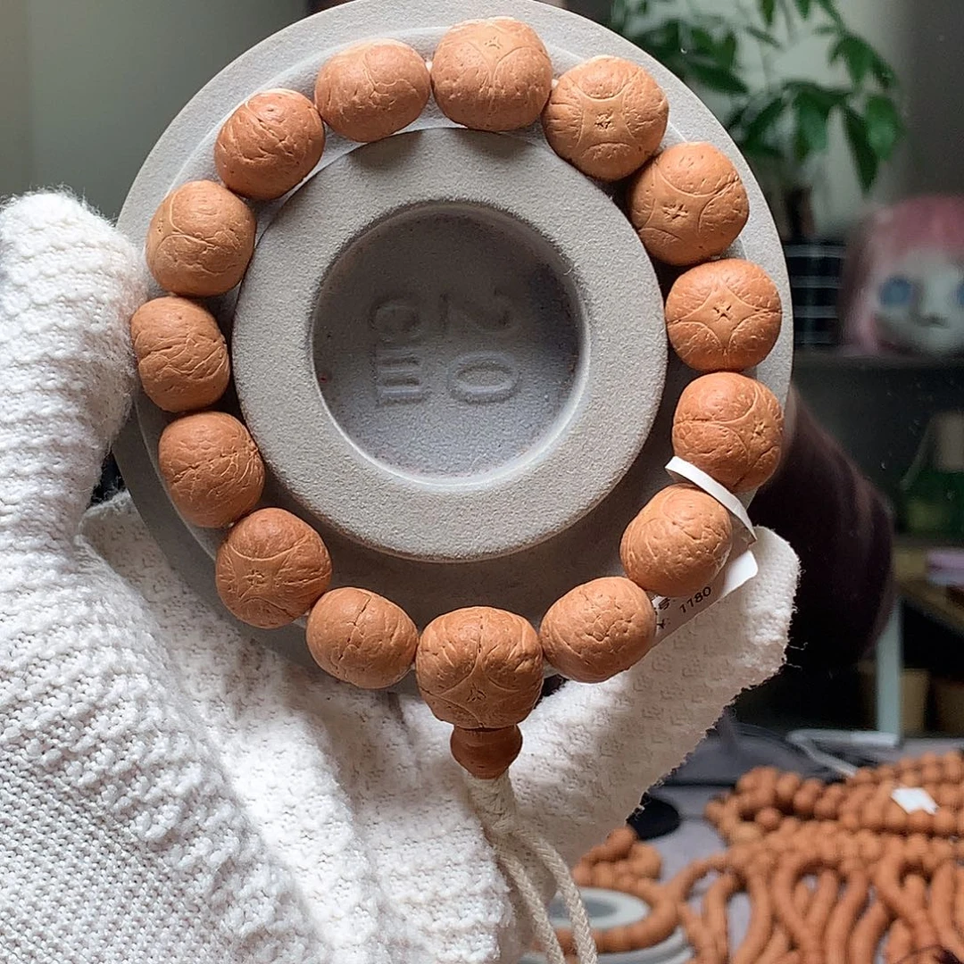 手串凤眼菩提25年尼泊尔17麒麟眼手串