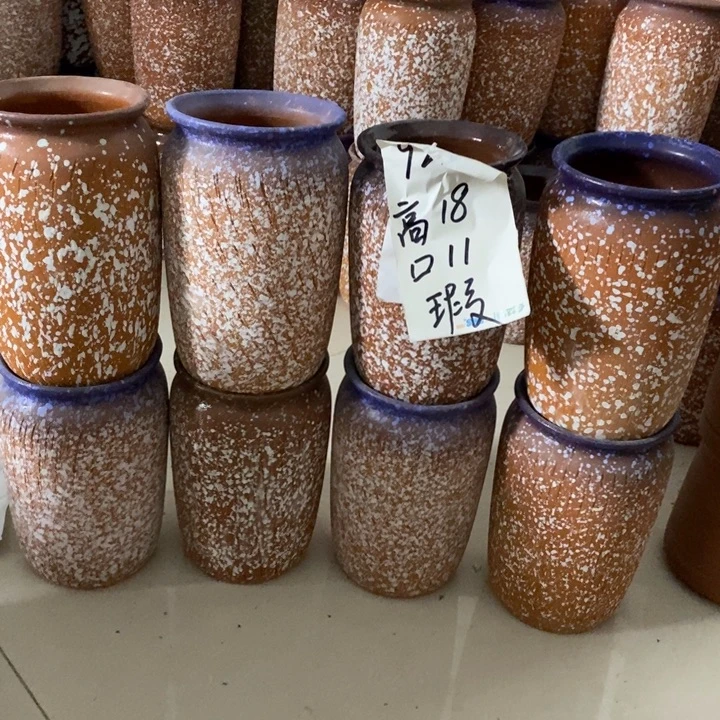 粗陶红陶绿植花盆929