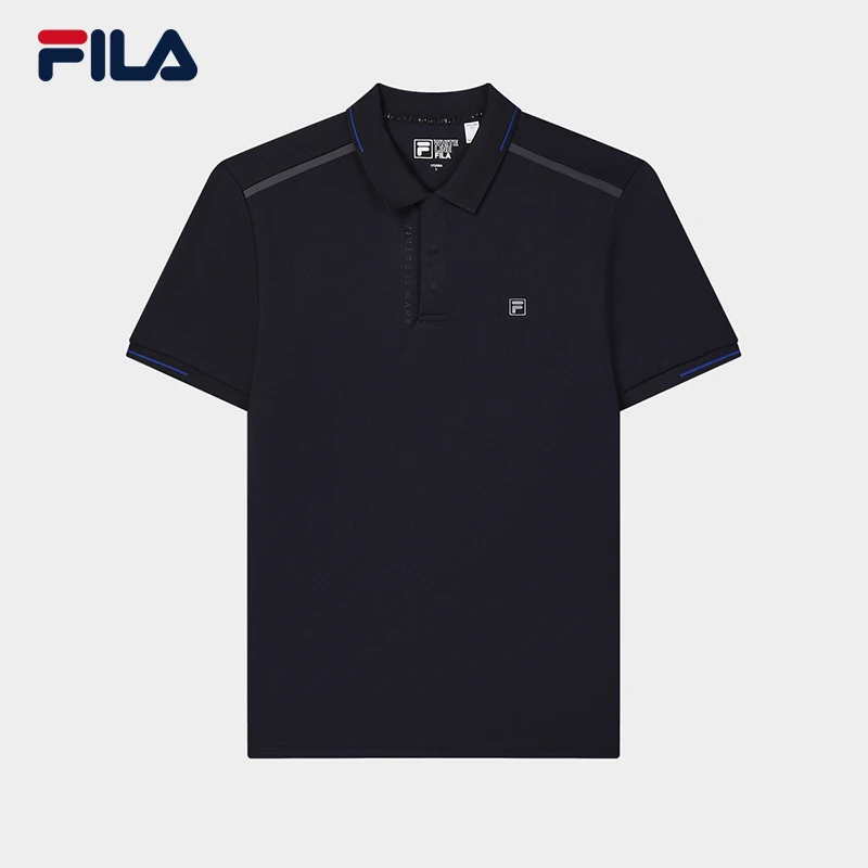 FILA斐乐运动POLO衫男夏季休闲户外运动翻领短袖上衣F11M427111A