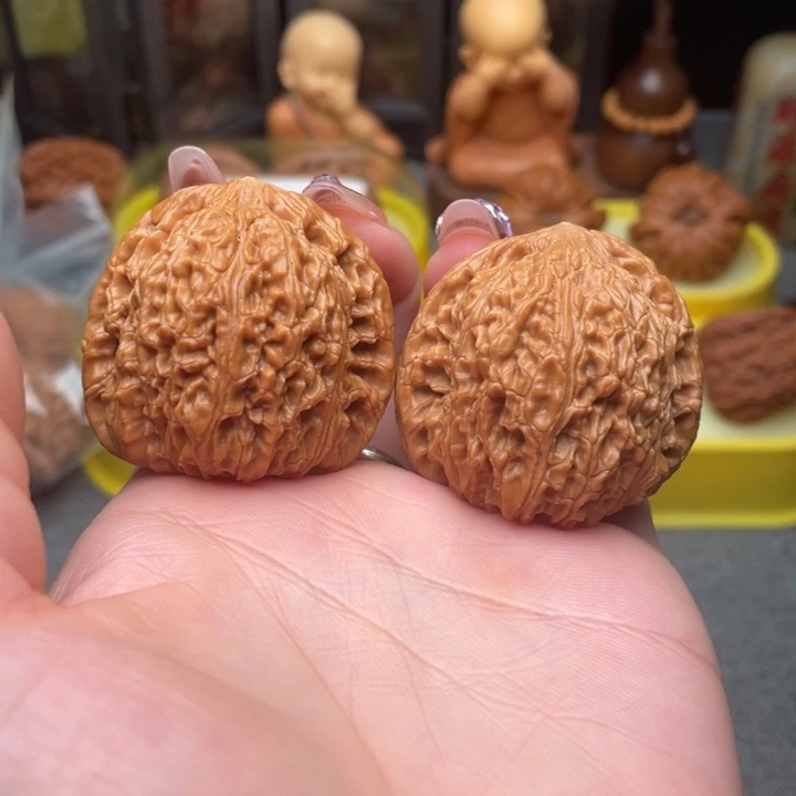 把件文玩核桃绣球41全品