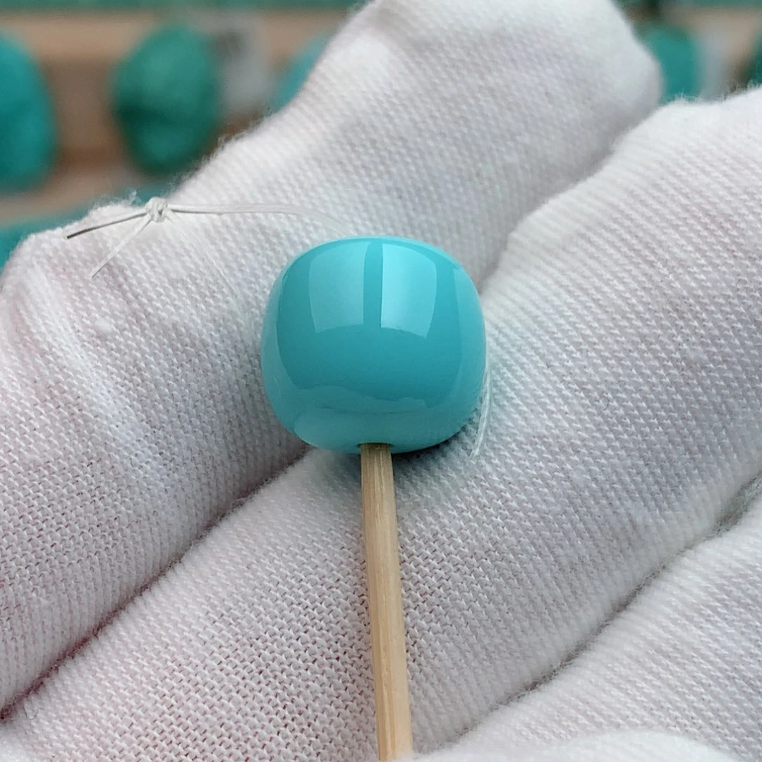 未镶嵌绿松石珠宝奇石12mm