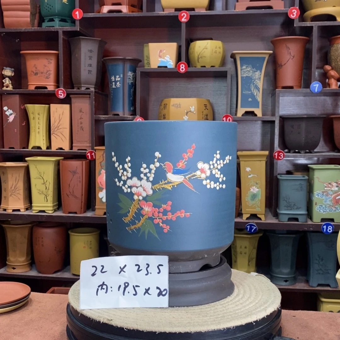 紫砂艺术紫砂花盆