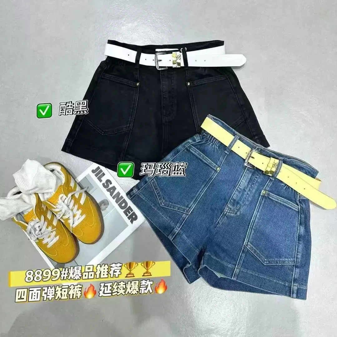 时尚潮流夏季新款牛仔短裤8899