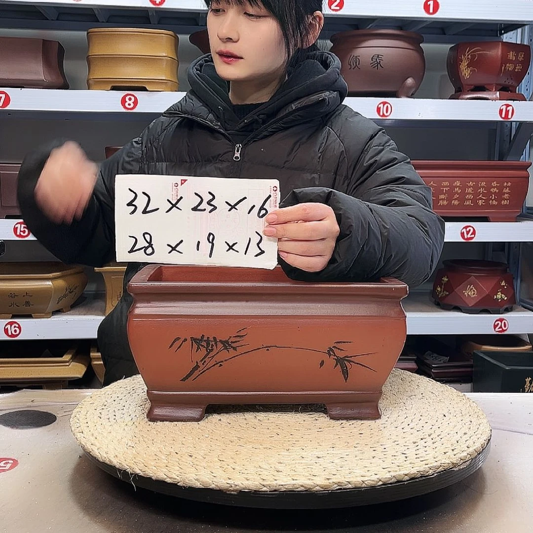 紫砂花盆紫砂花盆