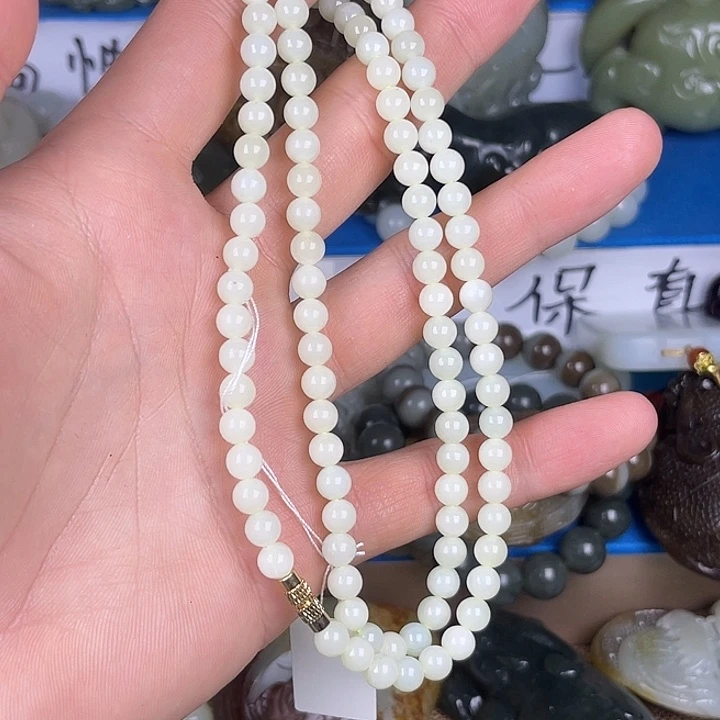 和田玉未镶嵌颈饰且末黄108新疆和田玉1