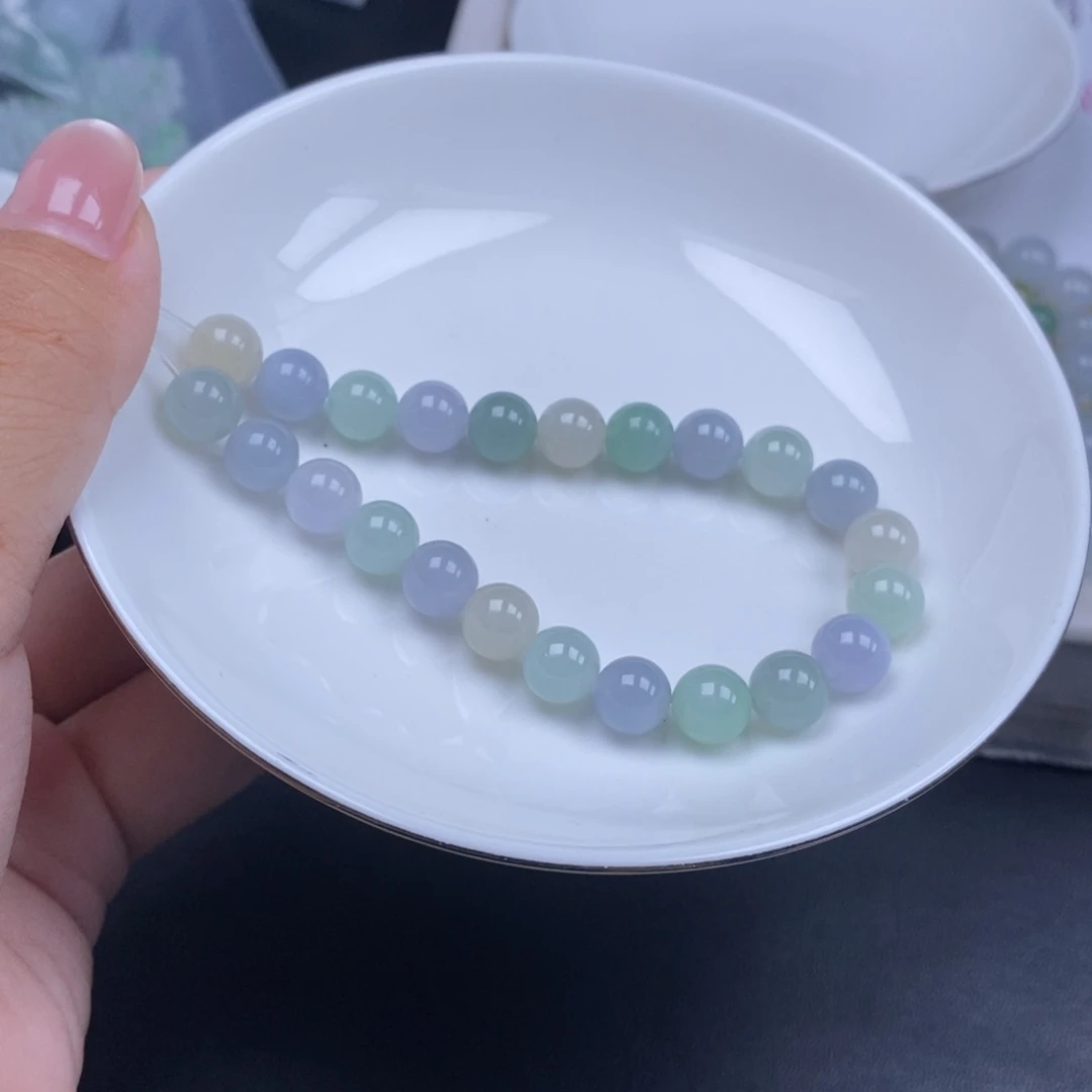 然***r翡翠未镶嵌颈饰天然翡翠