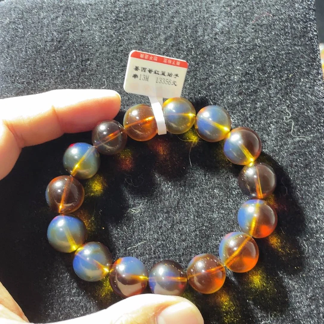 蓝珀珠宝奇石未镶嵌凤*