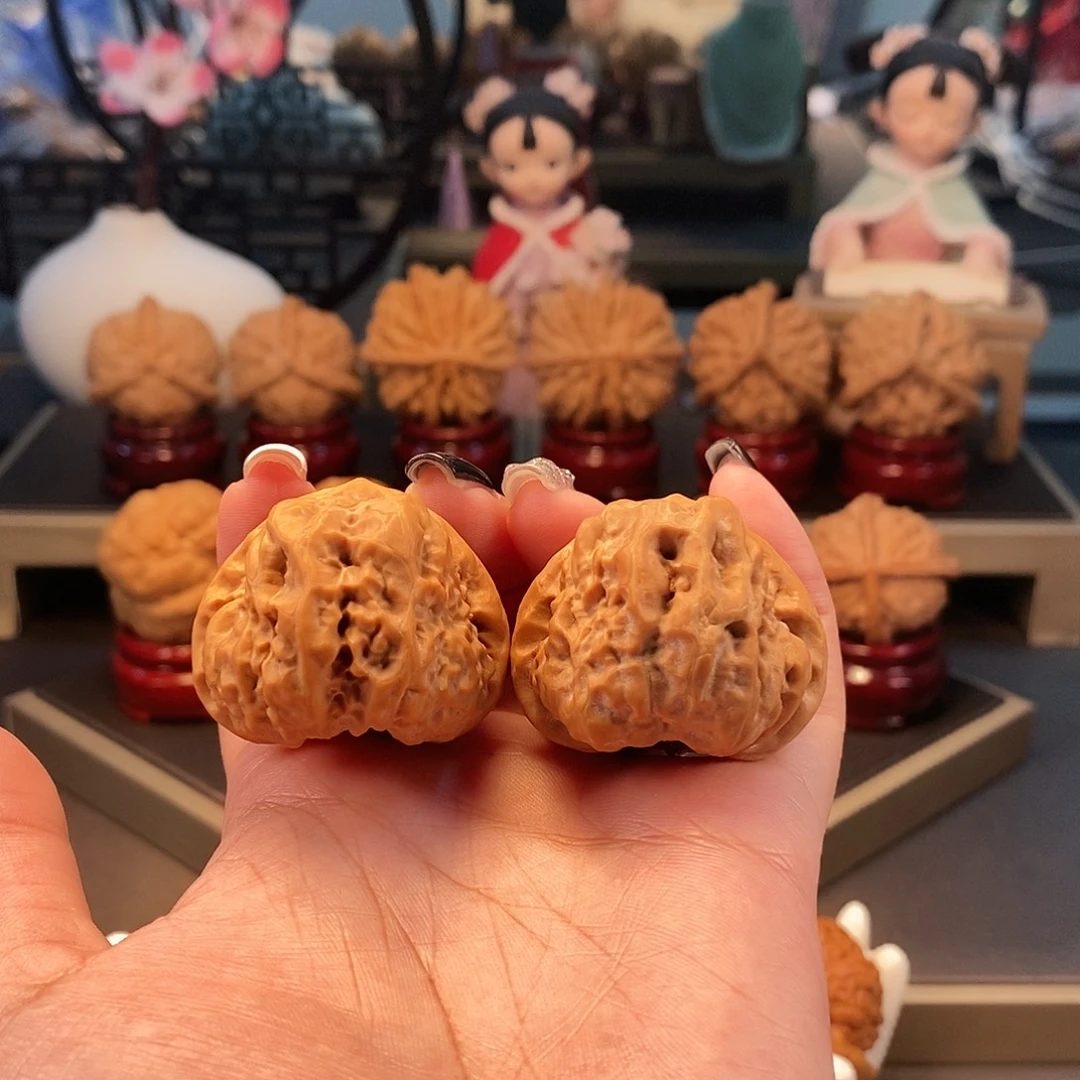 文玩核桃把件37三角蛙