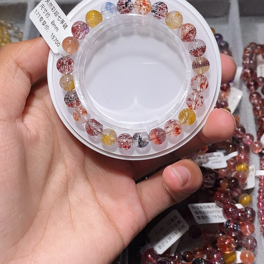 水晶手链未镶嵌糖果超