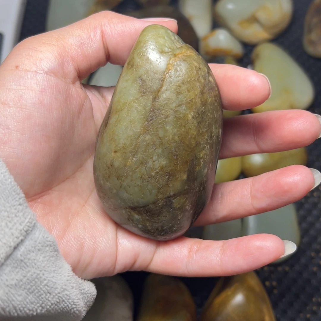 和田玉未镶嵌挂件35