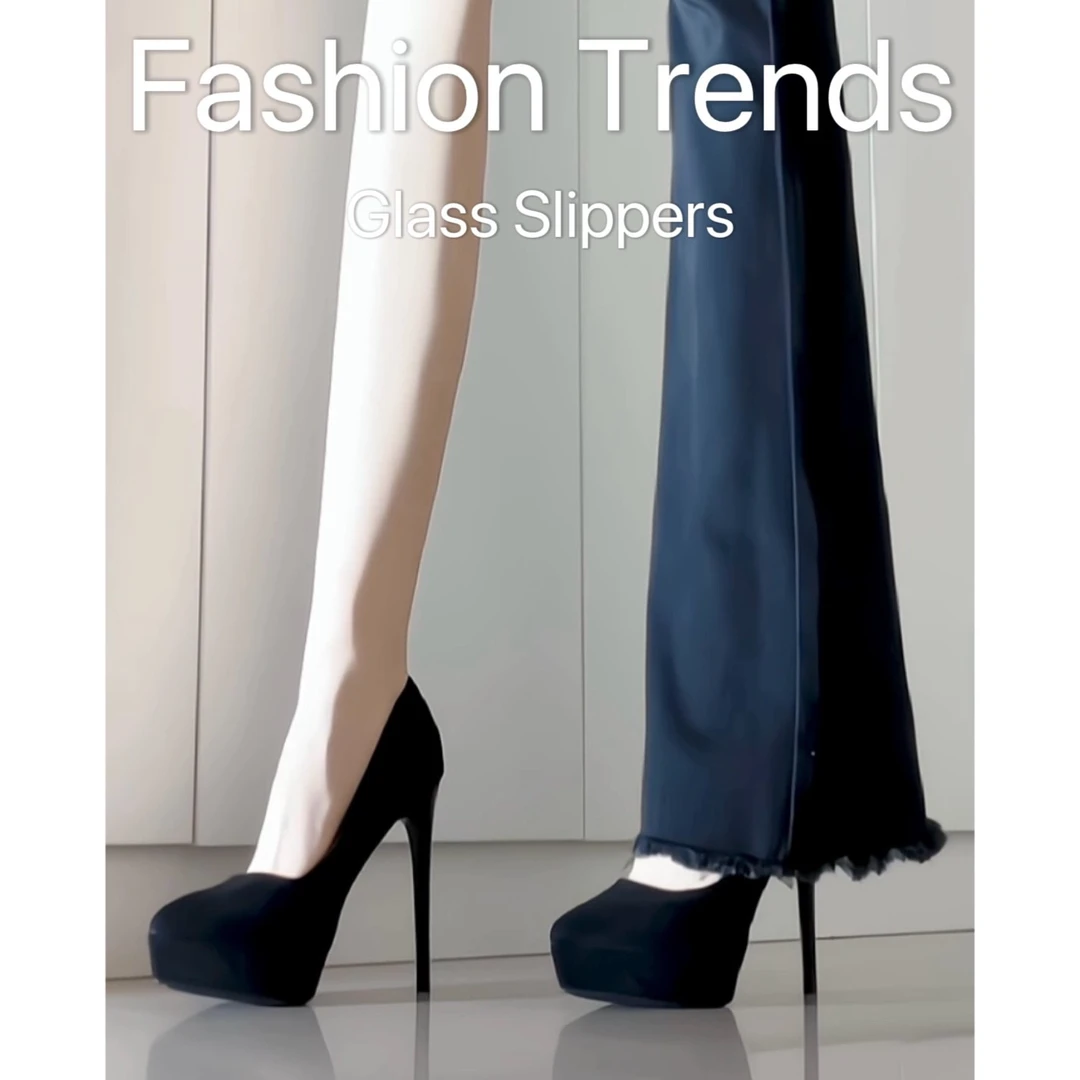 仙女小个子久走不累脚粗跟防水台高跟鞋网红新款舒适推荐百搭单鞋