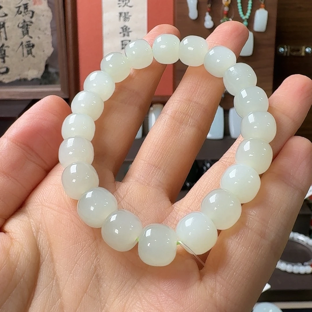 和田玉未镶嵌手链