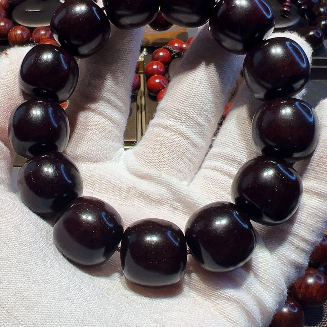 木1.8酒红底老型珠带金星