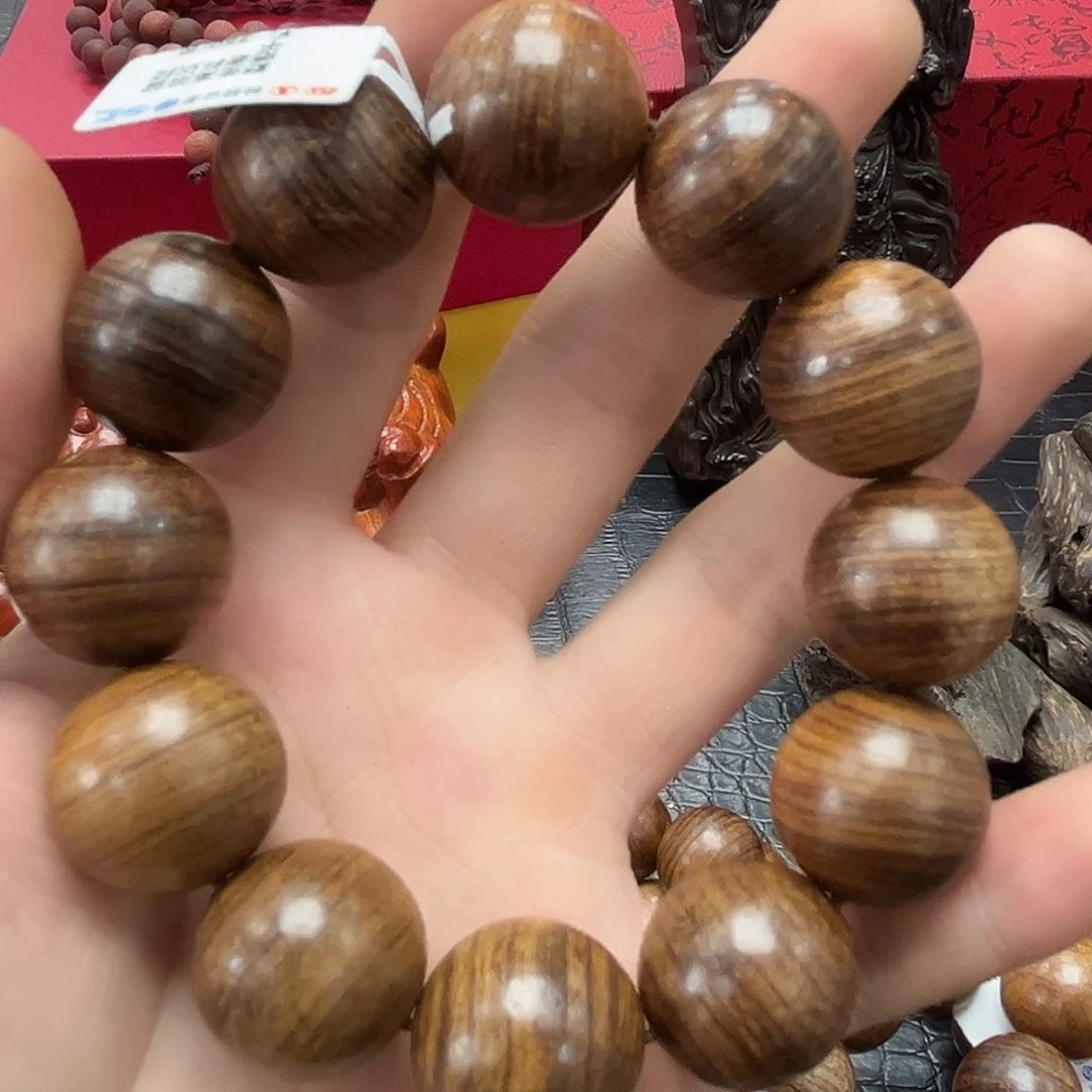 降真香无事牌36手串20mm