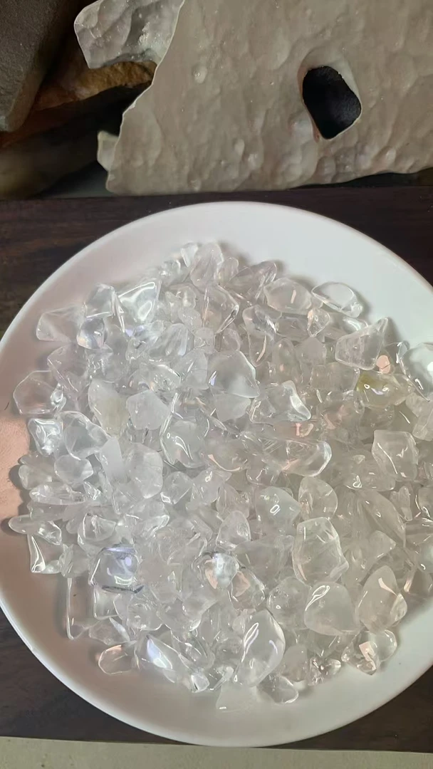 白水原石 消磁石一盘子（不含盘）