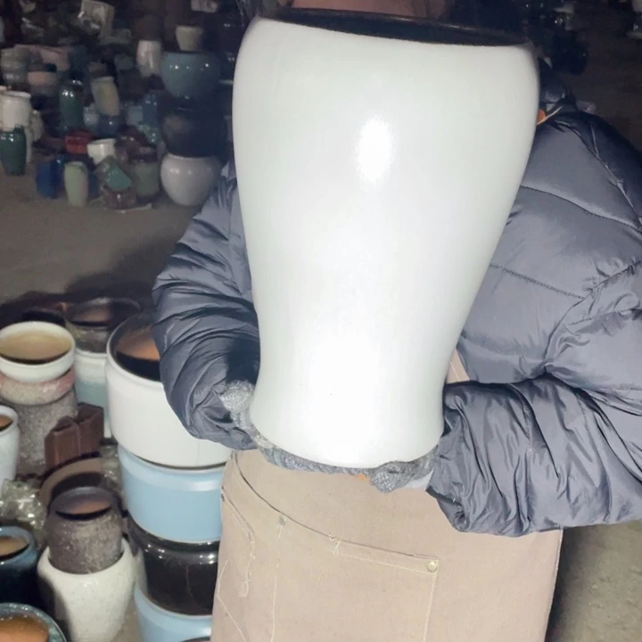 紫砂花盆口18高32正品正品