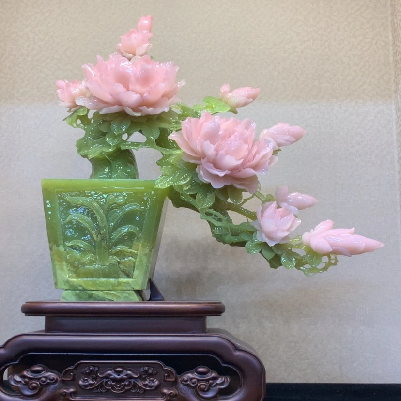 【闪购商品】未镶嵌蛇纹石玉摆件覆膜