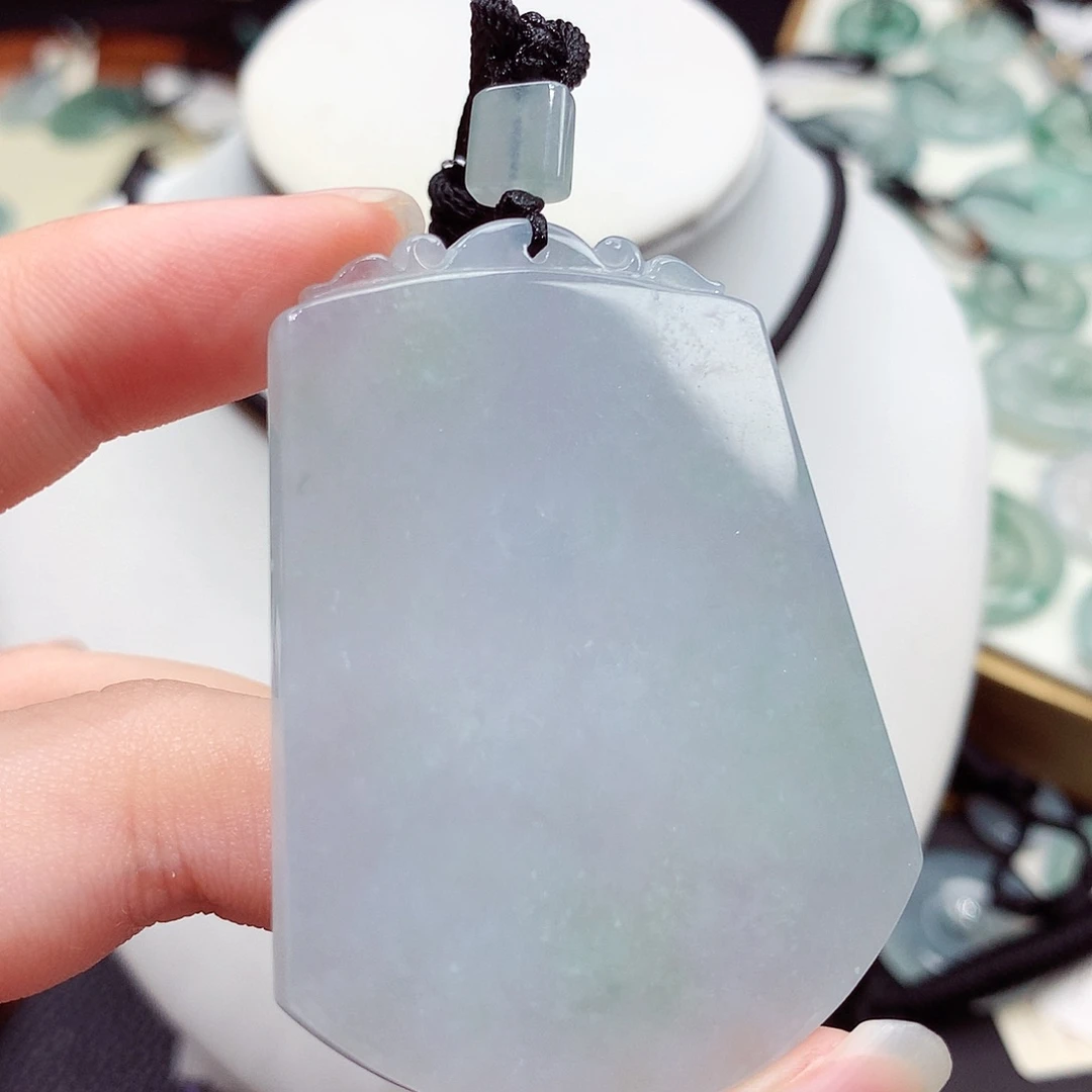 颈饰未镶嵌翡翠翡翠7，55.3/43.9/3.8