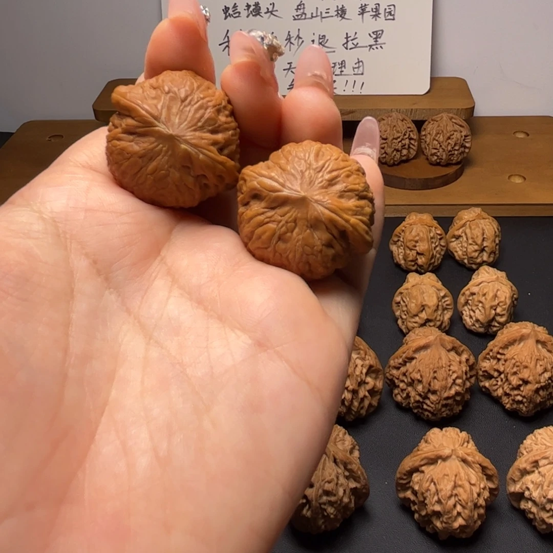 灯***梦把件文玩核桃铁锤33