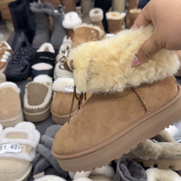 羊皮毛一体女神39厚底