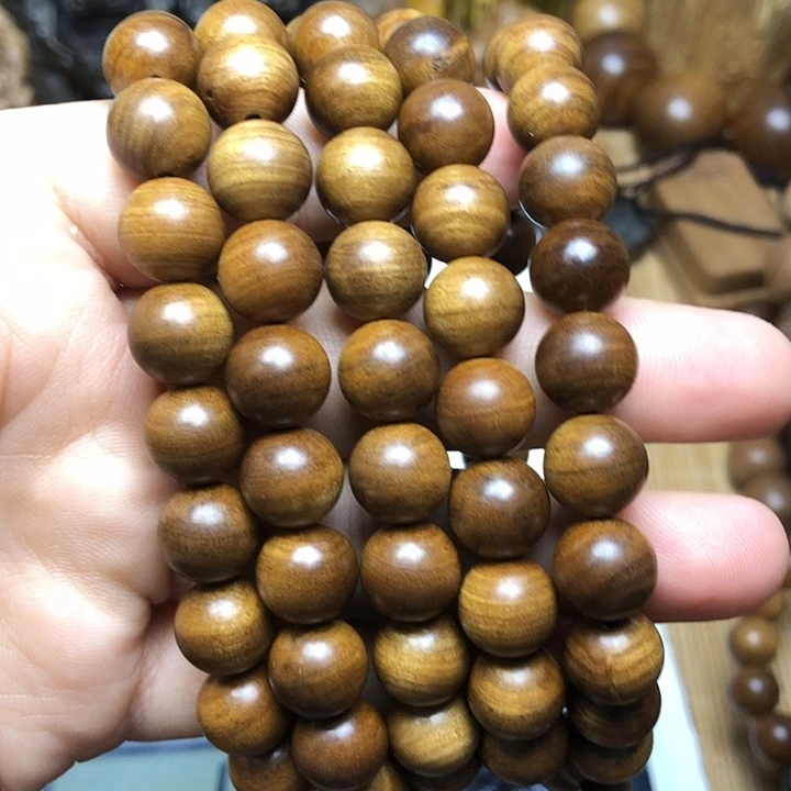 檀香木手串/手链老山檀香1.0*108全品