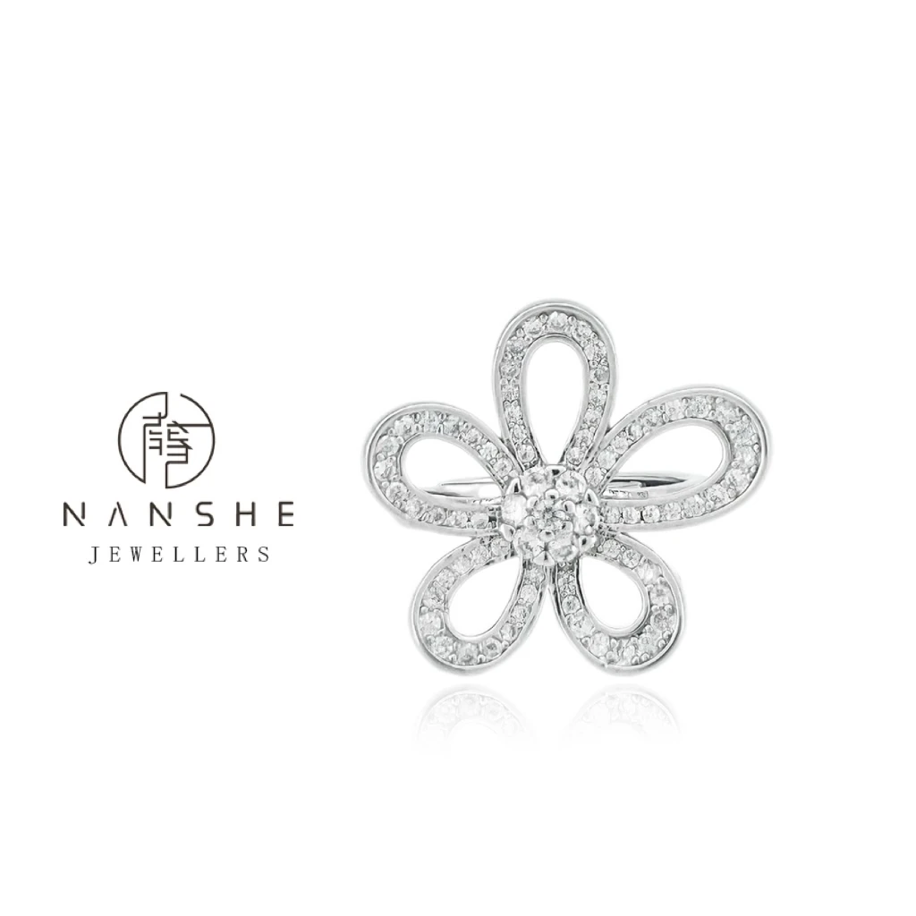 NANSHE/南奢 太阳花戒指时尚简约轻奢