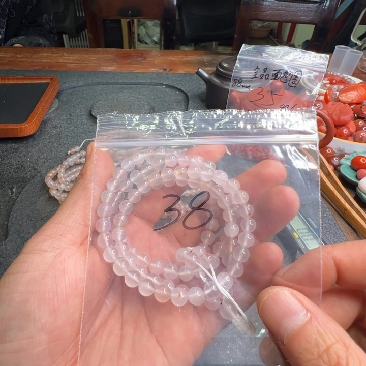 南红玛瑙未镶嵌配饰38号 6.8mm
