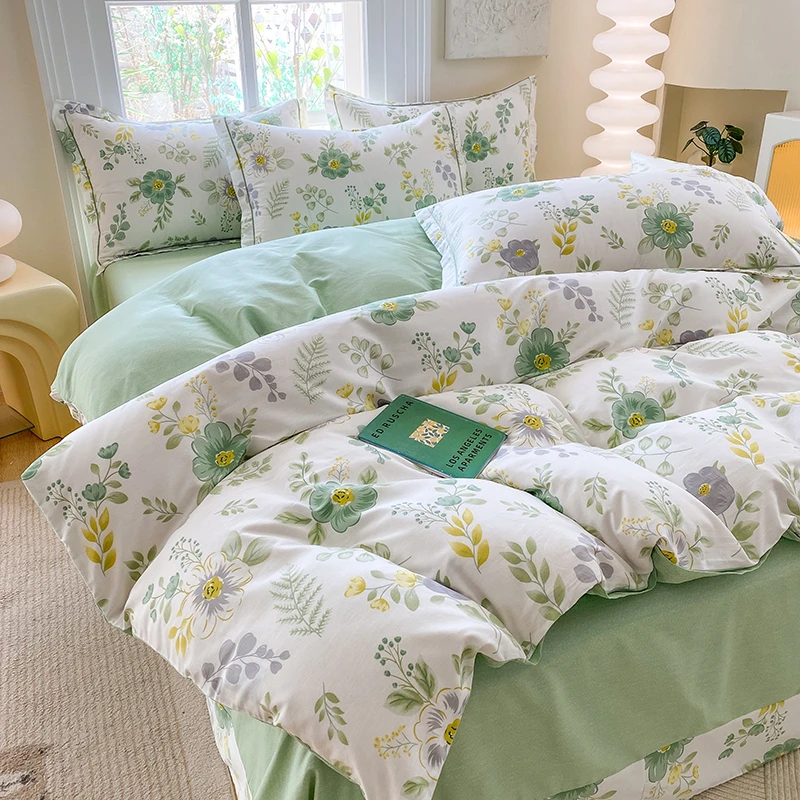 新款卡通纯棉夏季单件床单宿舍床上四件套单人全棉三件套床品被套