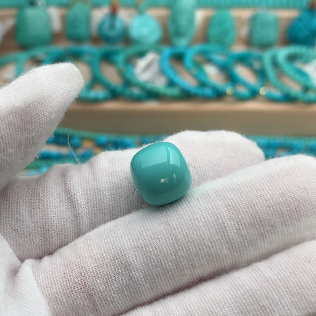 绿松石未镶嵌珠宝奇石13mm