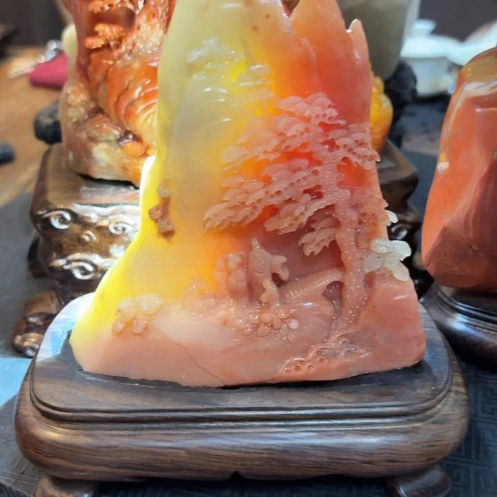 寿山石富贵山居图