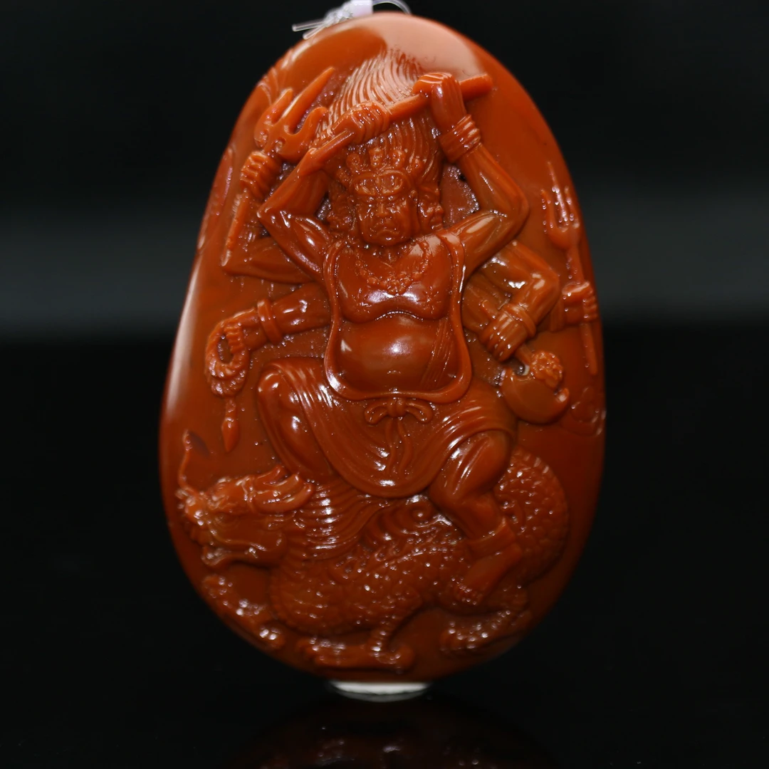 40保山南红武将武财神/600363保利厦门拍卖