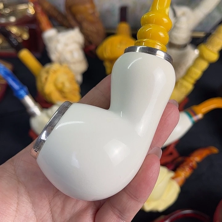 海泡石烟斗超大号空腔苹果202