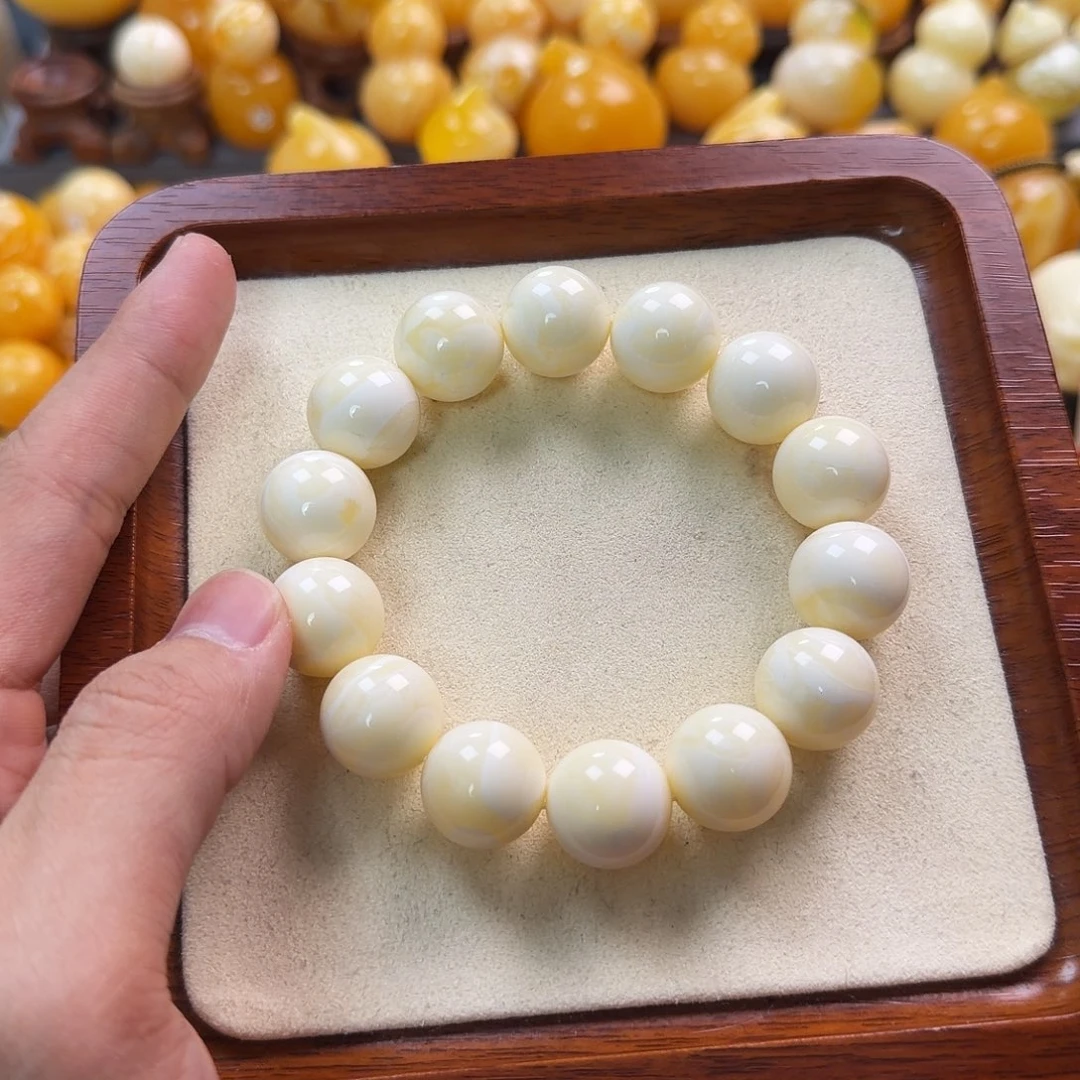 琥珀未镶嵌珠宝奇石16mm同料