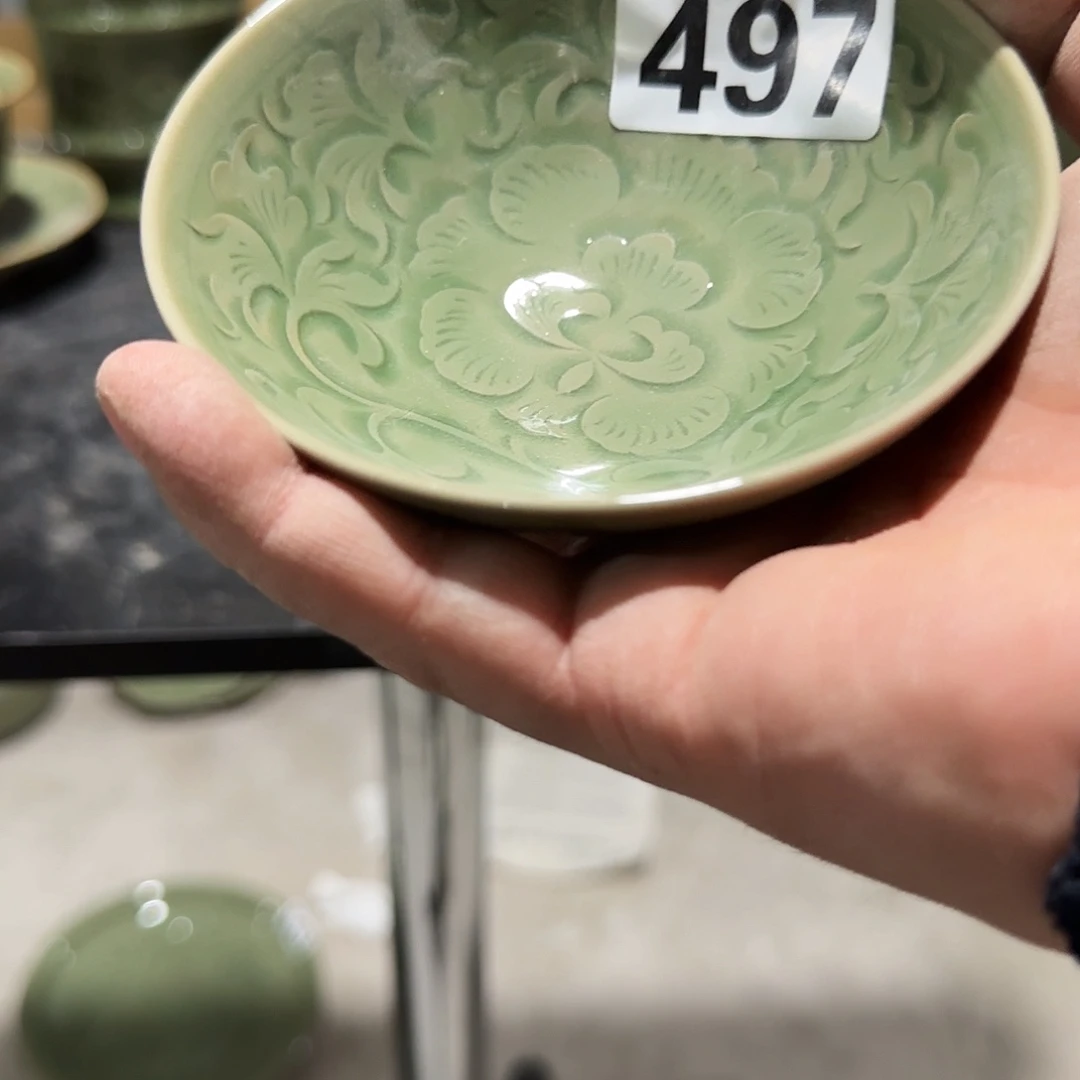 耀州窑手工主人杯瑕疵变形不退换