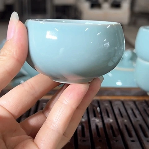 汝瓷开片禅定杯福利