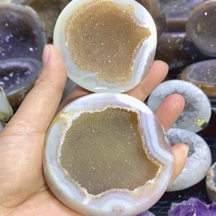 未镶嵌珠宝半成品水晶精抛盆